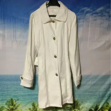 헤이세이 갸루 헤이세이 레트로 히메 갸루 LIZLISA 화이트 트렌치코트