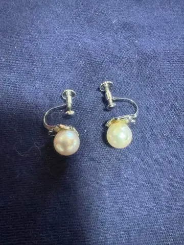 화이트 펄 후크식 귀찌