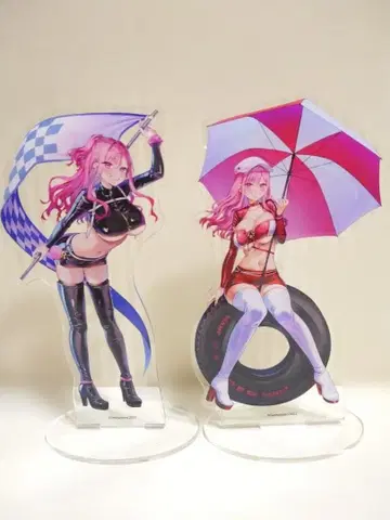 갸루 게이머에게 칭찬받고 싶어 아크릴 스탠드 스즈키 리논 2점