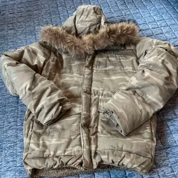 kissmark 카모플라쥬 다운 자켓 M