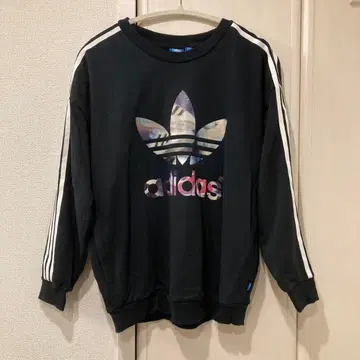 새상품급 adidas 아디다스 멀티 컬러 트레포일 로고 3라인