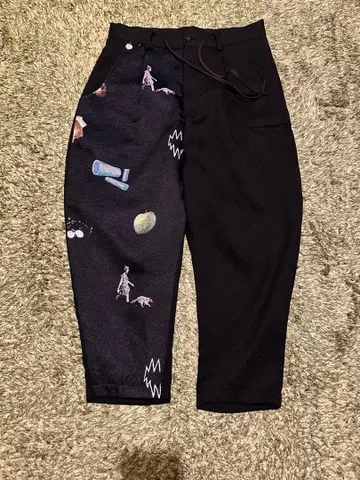 STOF Omnibus JQ 와이드 팬츠 블랙