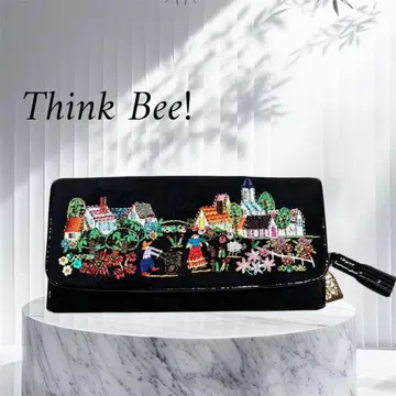 씽크비 호이다라호호 예쁜 프렌치 자수 장지갑