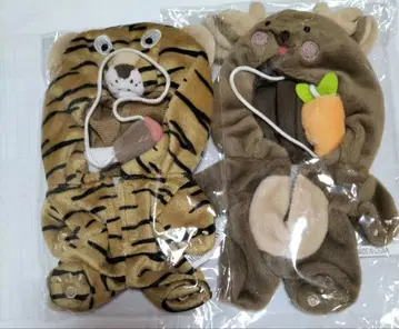 동방신기 봉제 인형 의류 15cm 2개