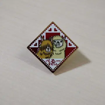 만박 페루 스태프 핀 배지 알파카