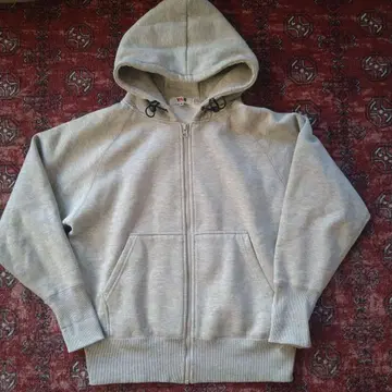 반작 그레이 집업 후드티 S 사이즈