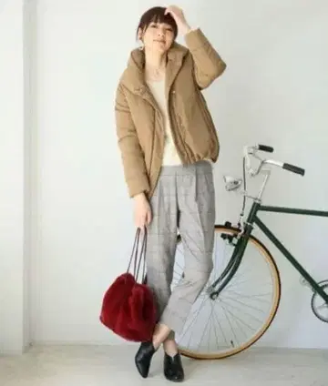 GLOBAL WORK 글로벌 워크 다운 자켓 베이지 L