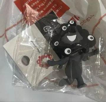 검은색 미야쿠 미야쿠미야쿠 PVC 마스코트 블랙 B 볼체인