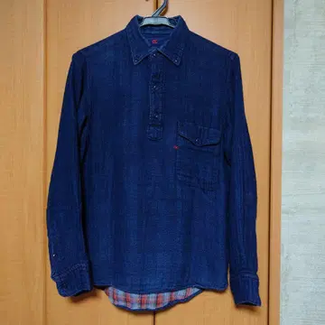 45rpm 인디고 더블 거즈 셔츠 size 1