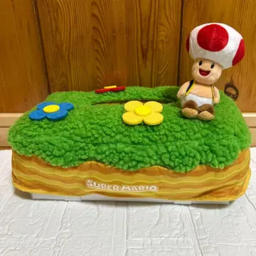 [ 미사용 새상품 ] 1번 복권 마리오 키노피오의 티슈 케이스 B상