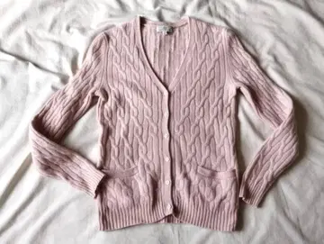 브룩스브라더스 캐시미어 혼방 케이블 니트 가디건 XS