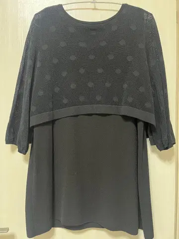 [ TO BE CHIC ] 빅 사이즈 블랙 튜닉