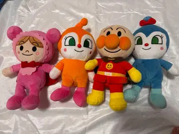 호빵맨 봉제 인형 4체 세트