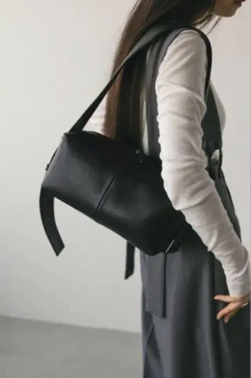 STYLEMIXER 와이드 벨트 스퀘어 백