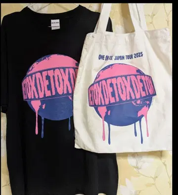 ONE OK ROCK 2025 DETOX 티셔츠 & 토트백 원옥