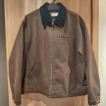 [새상품급] bonbon store evistub 브라운 덕 자켓