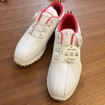 Callaway 골프화 여성용 화이트/핑크