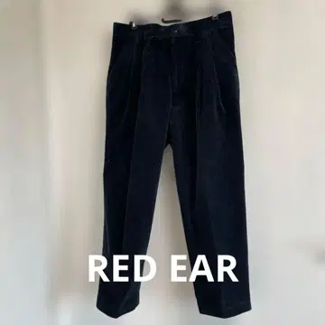 RED EAR 다크 네이비 와이드 코듀로이 팬츠
