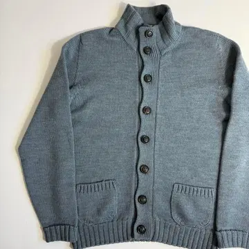 DRUMOHR 돌모어 스탠드 카라 울 니트 가디건