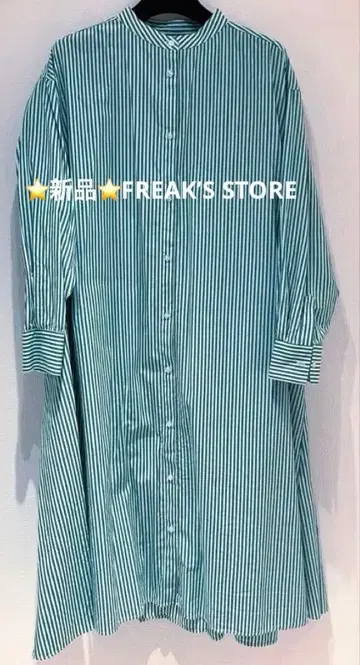 세일 중 새상품 FREAK'S STORE 긴팔 셔츠 원피스 프리 사이즈