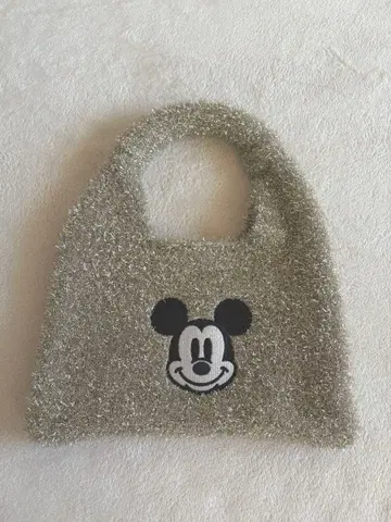 미키마우스 글리터 핸드백 [ RODE SKO ]