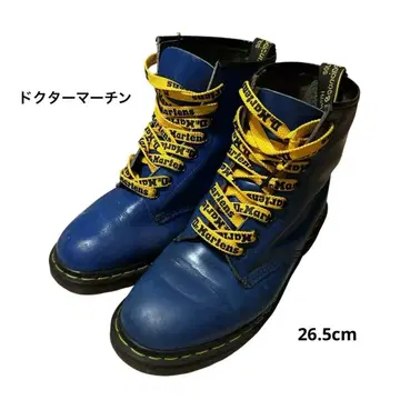 닥터마틴 8홀 부츠 블루 26.5cm 상당