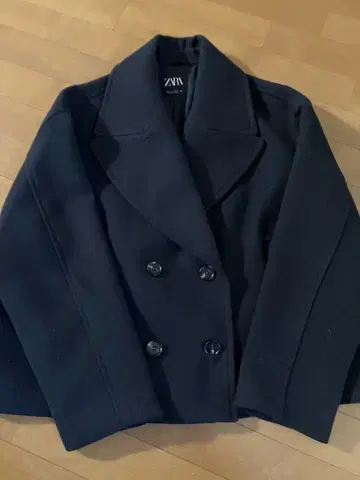 미사용 새상품 ZARA 멜톤 P 코트 L