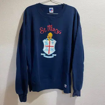 러셀 애슬레틱 세인트 메리스 맨투맨 네이비