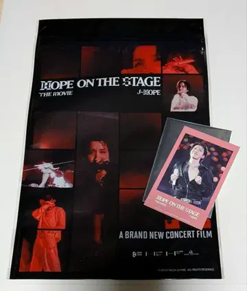 J-HOPE 영화 팝콘 백 & 포토 카드