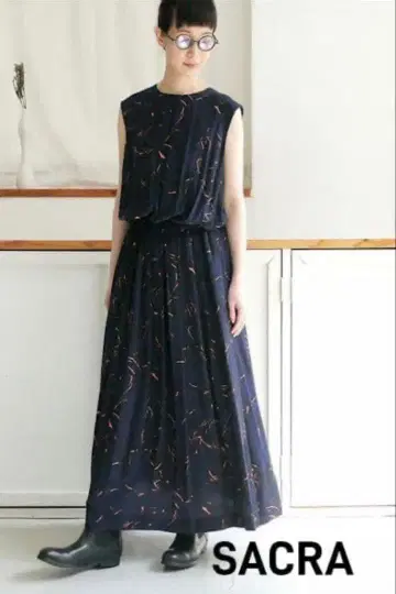 SACRA Shadow flower 원피스 38