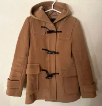 [ 거의 새상품 ] 어반 리서치 숏 더플 코트 카멜 프리