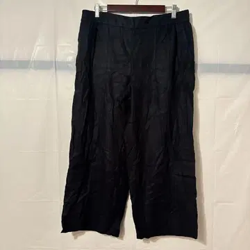 새상품급 NINE WEST 블랙 크롭 팬츠 [ L ] 포켓 부착