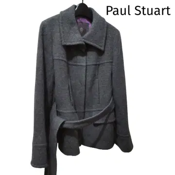 [새상품] 폴 스튜어트 캐시미어 혼방 벨트 코트