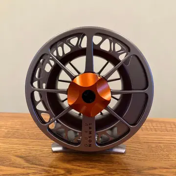 LAMSON 플라이 릴 오렌지 그레이