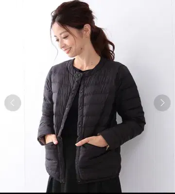 데미룩스 빔즈 노카라 리버서블 다운 S 36 브라운 블랙