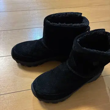 가격 인하! MERRELL 발수 스웨이드 가죽 블랙 숏부츠 24cm