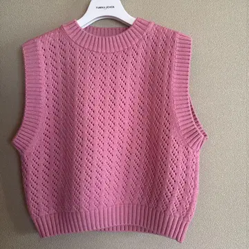 TEN x RON HERMAN 핑크 니트 베스트