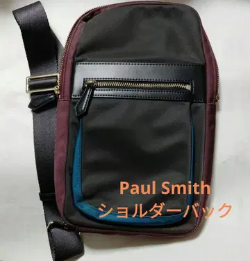 Paul Smith 숄더백 블랙/버건디