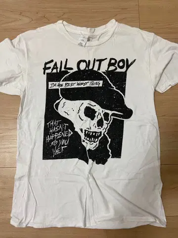 Fall Out Boy T셔츠 스컬 디자인