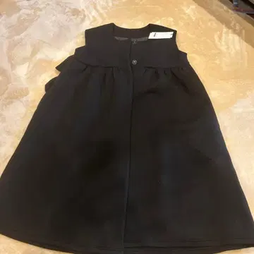 ELFRANK 블랙 프릴 베스트 M