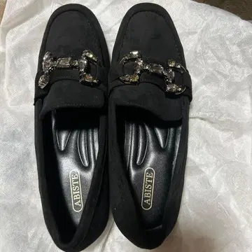 ABISTE 블랙 비쥬 신발 38