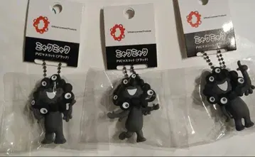 블랙 미야쿠미야쿠 PVC 마스코트 (블랙) A B C 세트 블랙미야쿠