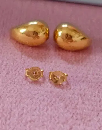 골드 드롭형 귀걸이 1.1g