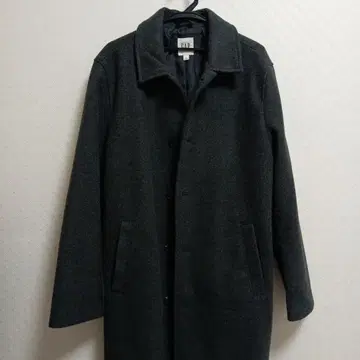 남성용 체스터 코트 다크 그레이 M 사이즈 GAP 거의 미사용