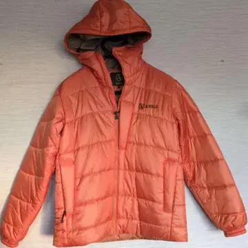 [ AIGLE ] 후드 부착 오렌지/퀼팅