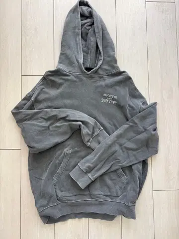 THRASHER 그레이 후드티 M 사이즈