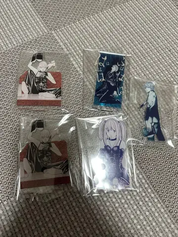 제일복권 데스노트 G상 아크릴 스탠드 5개 세트