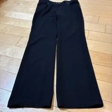 이타리야 블랙 와이드 팬츠