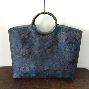 769 외출 백 오시마 명주 순수 실크 기모노 리메이크 오시마 명주