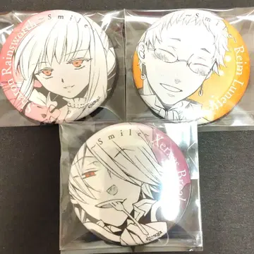 PandoraHearts Smile 캔뱃지 샤론 레이무 블레이크 3종